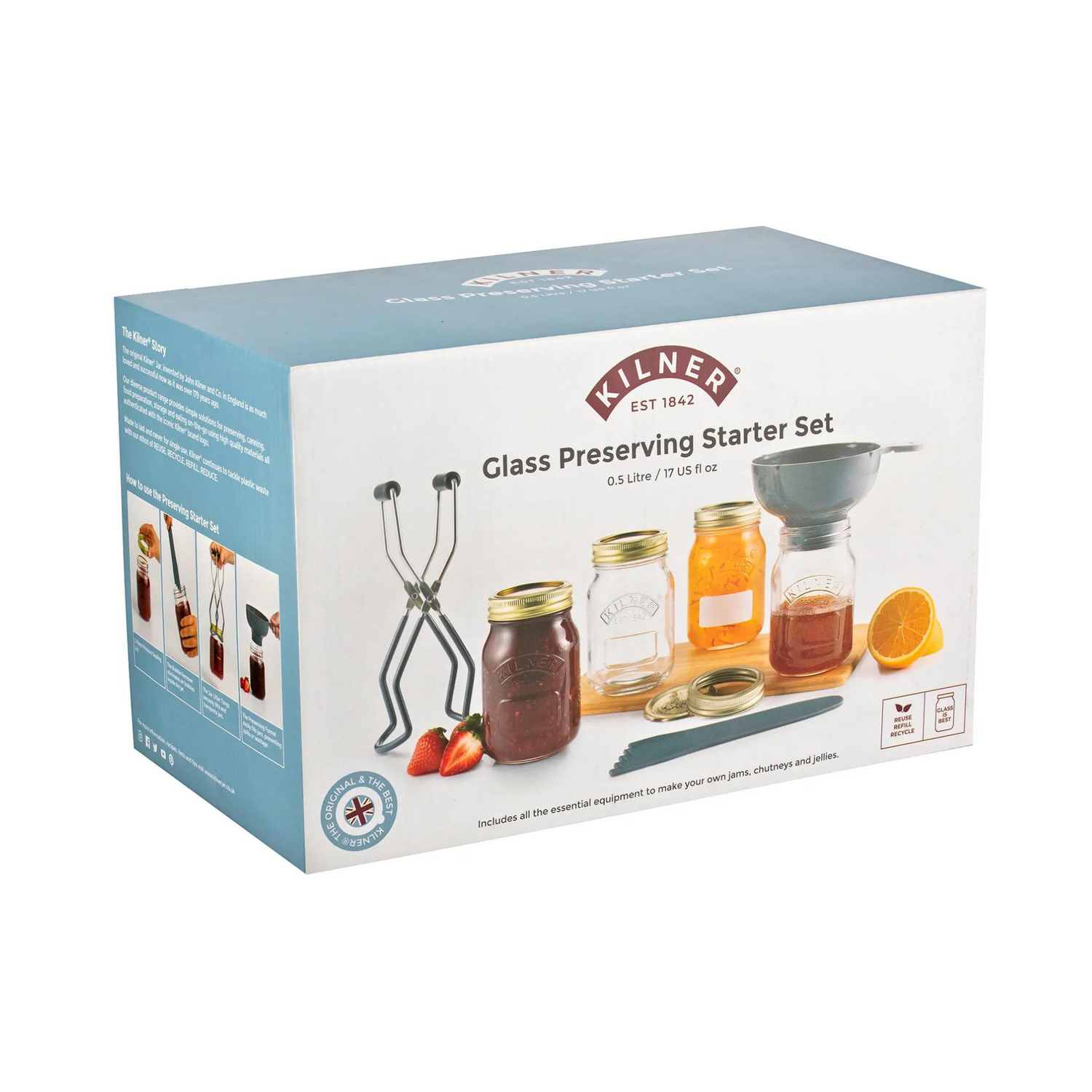Kilner 8 Piece Preserving Starter Set
