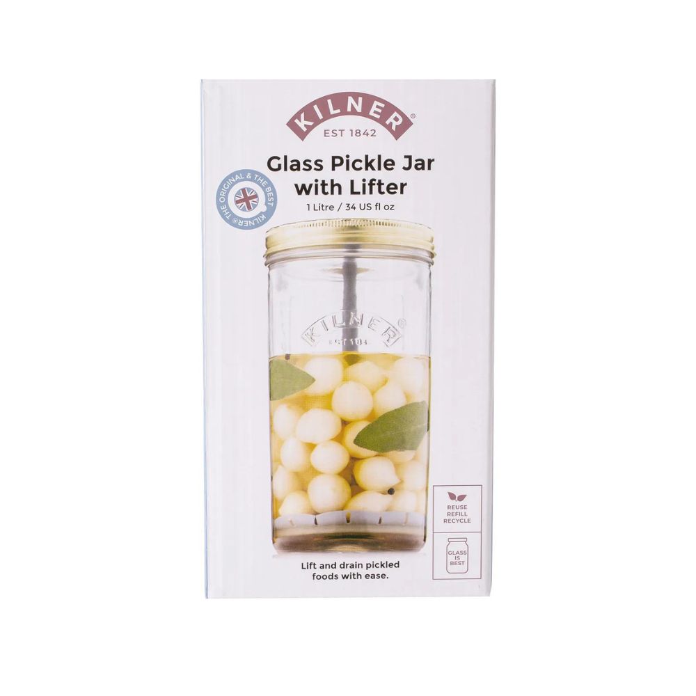 Kilner Pickle Jar with Lifter 1 Litre